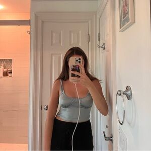 Never Worn Motel-Rocks Satin Tank